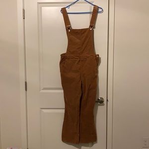 NWT 7 For All Mankind Corduroy Flared Overalls